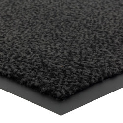 Vstupná antracitová čistiaca rohož Amber - 90 x 120 x 0,5 cm