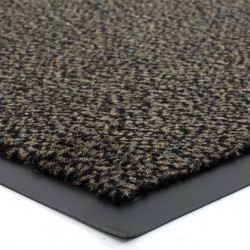 Vstupná hnedá čistiaca rohož Amber - 80 x 120 x 0,5 cm