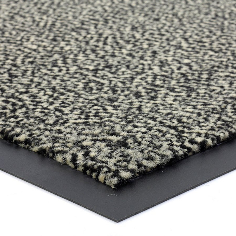 Vstupná béžová čistiaca rohož Amber - 80 x 120 cm